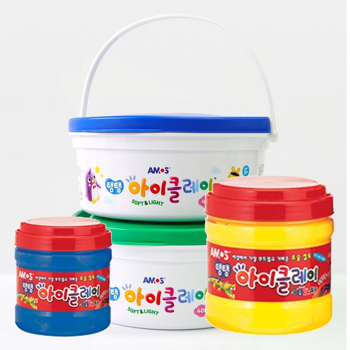 아모스 아이클레이 대용량 리필 400g 10색 1세트, 4000g, 1개