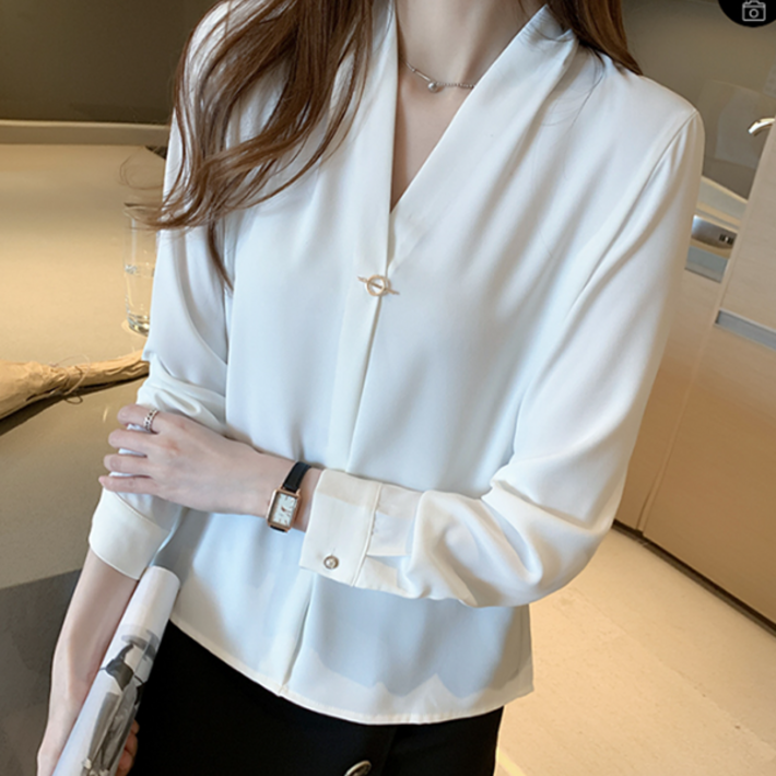 레일라 히트 컬렉션 긴팔 블라우스 S250820FW12