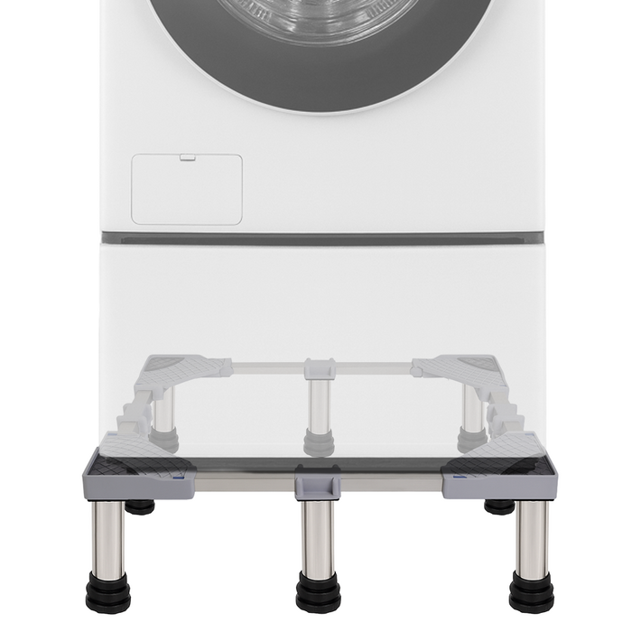 빅사이즈 세탁기 받침대 20cm 8발 높이조절 드럼 통돌이 건조기 소음차단, 1개, NZBIG20cm8