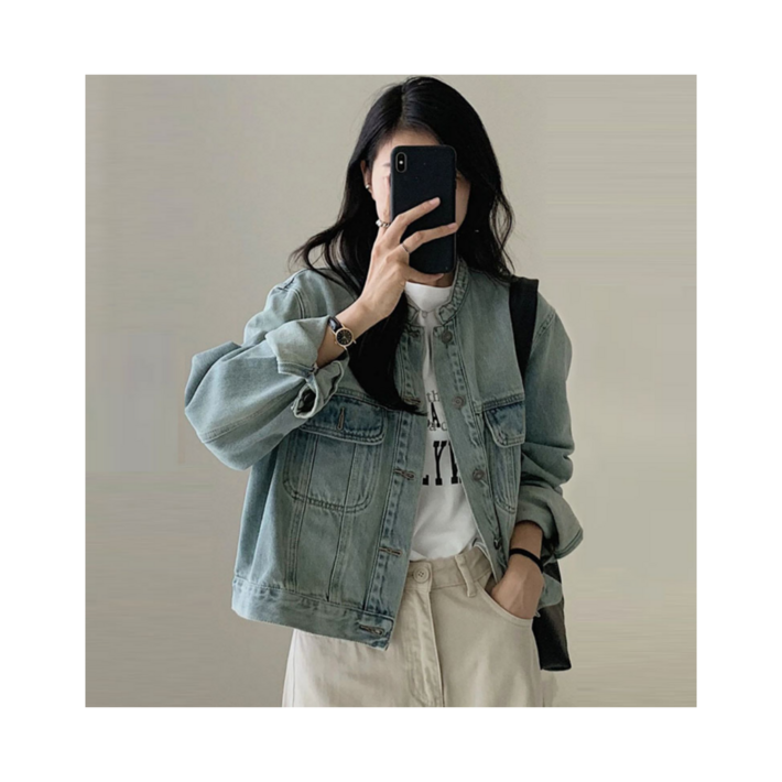 엔느 데님 자켓 여성청자켓 엔느 데님 자켓 여성청자켓