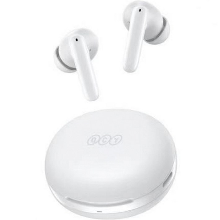 QCY T13 ANC2 무선 블루투스이어폰, 화이트, 단일상품 QCY T13 ANC2 무선 블루투스이어폰, 화이트, 단일상품