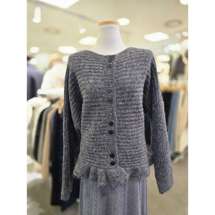 AK플라자 밸리걸 스트링 루즈 니트 가디건 616790