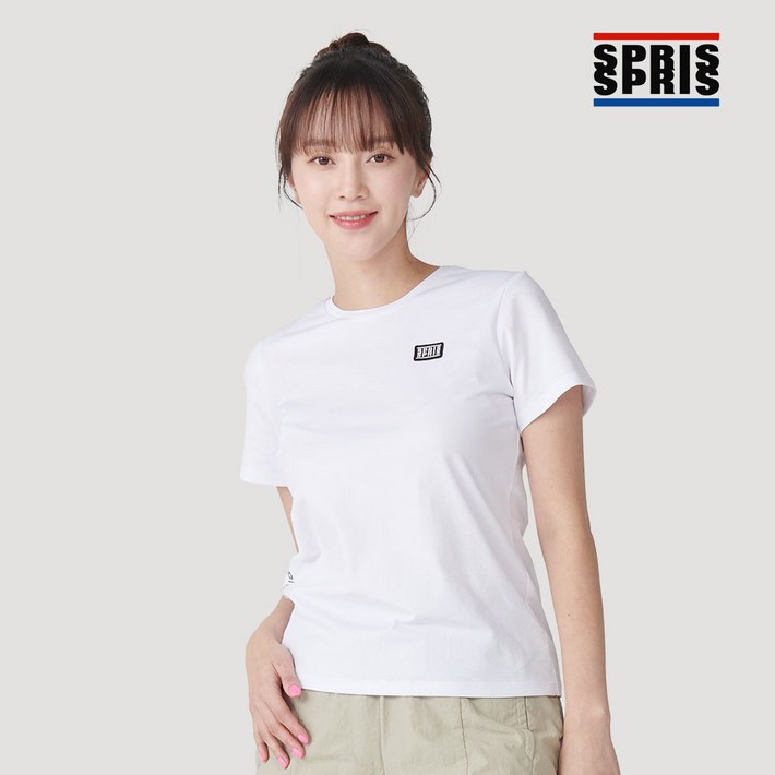 스프리스 SS 와펜 WOMAN 반팔 티셔츠 P32WR5324