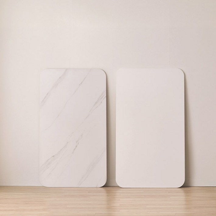 스칸디아 손쉬운 교체 화이트 포세린 12T 통세라믹 식탁 테이블 상판 교체용 1400 1600 1800