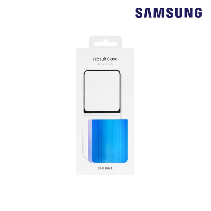 삼성 정품 갤럭시 Z 플립5 플립수트 투명 슬림 NFC 기본 케이스