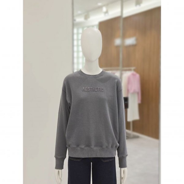 백화점 ZOOC 루즈핏 기모 맨투맨티셔츠 Z244PSM026 아울렛