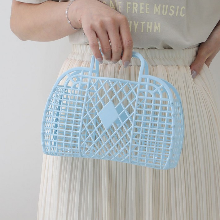 쇼비츠 미니 젤리백 가방 장바구니 목욕 수영장 토트백