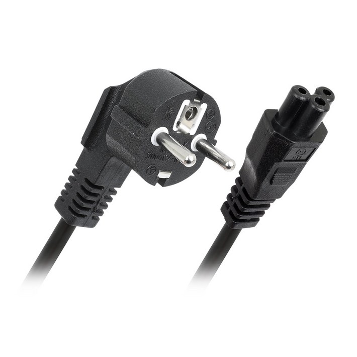 KC인증 클로버형 3구 1.5M AC 220v 파워코드 전원케이블 노트북 크로버 아답터 전원코드 선 크로바 ㄱ자형