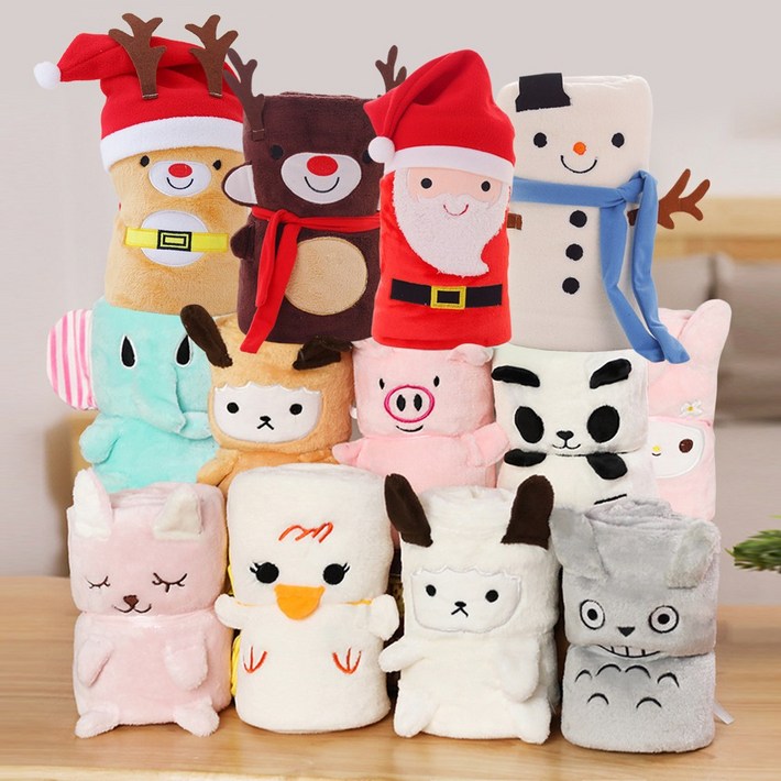 동물농장 담요 13종 귀여운 무릎담요 차박 캠핑 학생 겨울블랭킷 다용도 동물농장 담요 13종 귀여운 무릎담요 차박 캠핑 학생 겨울블랭킷 다용도
