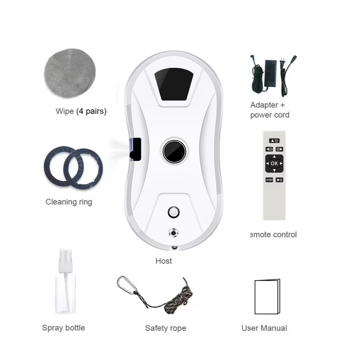 샤오미 MIJIA 지능형 창문 청소 로봇 강력한 유리창 추락 방지 리모컨 가정용