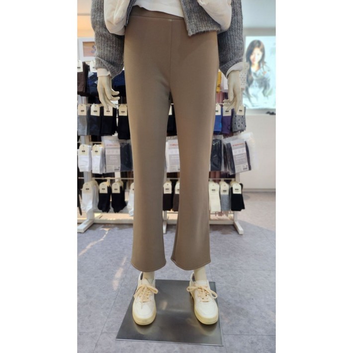 지오다노 여자 기모 부츠컷 풀밴딩 스판 팬츠 2컬러 414926