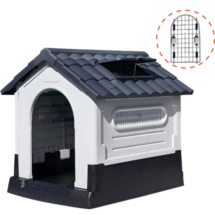 펫펄스 빅사이즈 강아지 야외용 하우스, 블루문 포함, 1개