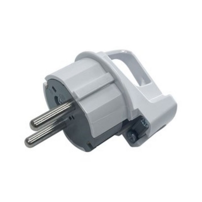 청사기공 현대일렉트릭 국산 ㄱ자 접지플러그 16A 250V