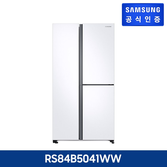 [삼성]무료설치,배송! 메탈 화이트 푸드쇼케이스 냉장고 RS84B5041WW(846L), 단일옵션