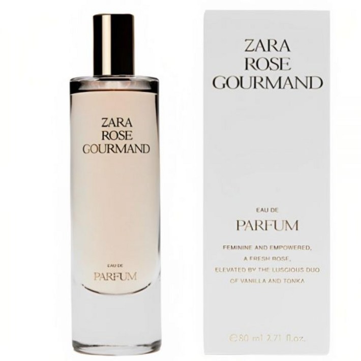 여성용 자라 로즈 구르망 향수 EDP 오 드 파르품 80ML 2.71FL. OZ 여성용 자라 로즈 구르망 향수 EDP 오 드 파르품 80ML 2.71FL. OZ