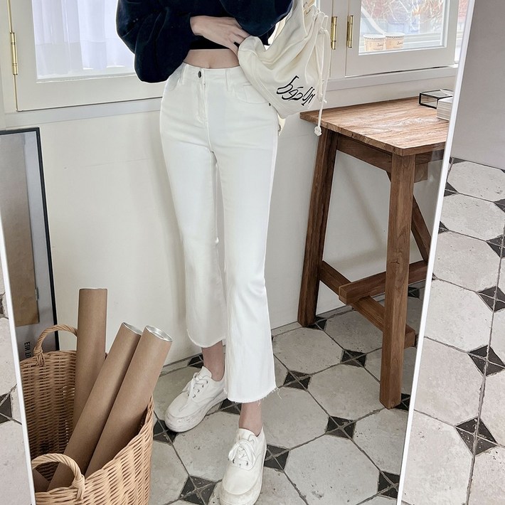 앤샵 데일리 마이예 키작녀 부츠컷 스판 청바지3color