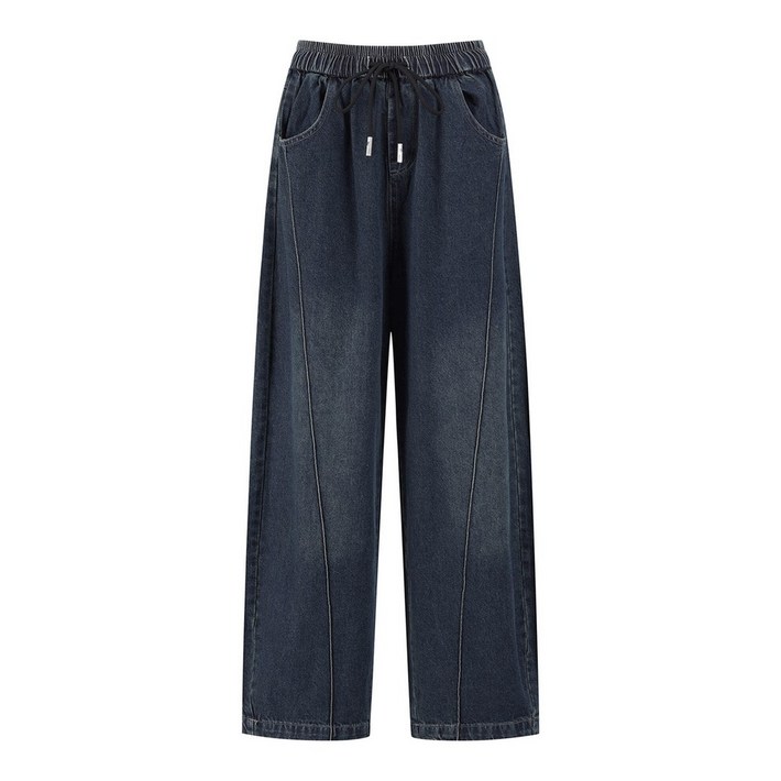 보니스팍스 와이드 허리 밴딩 끈 데님 팬츠 XP3TA003L0