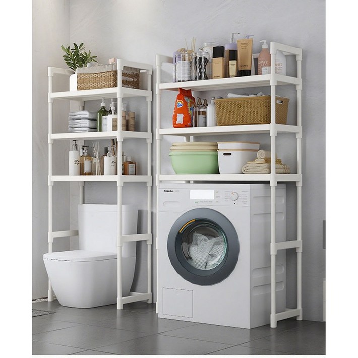 세탁기 선반 3단 탄탄하고 견고한 건조기선반  가정용 다용도 수납 선반