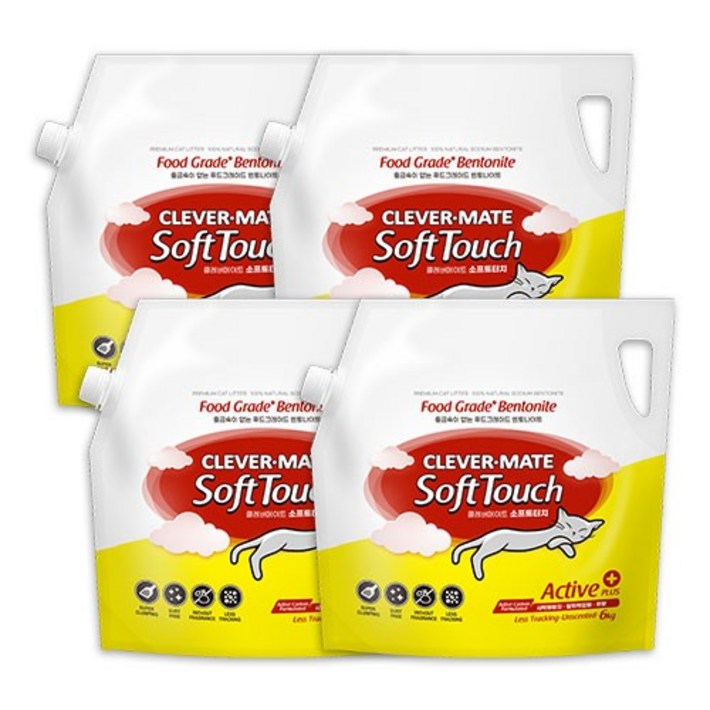 NEW  소프트터치 액티브 플러스 6kg4봉