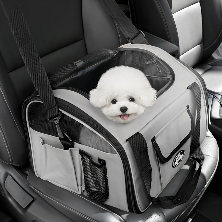 멍뭉스 반려동물 이동장 겸용 가방형 카시트