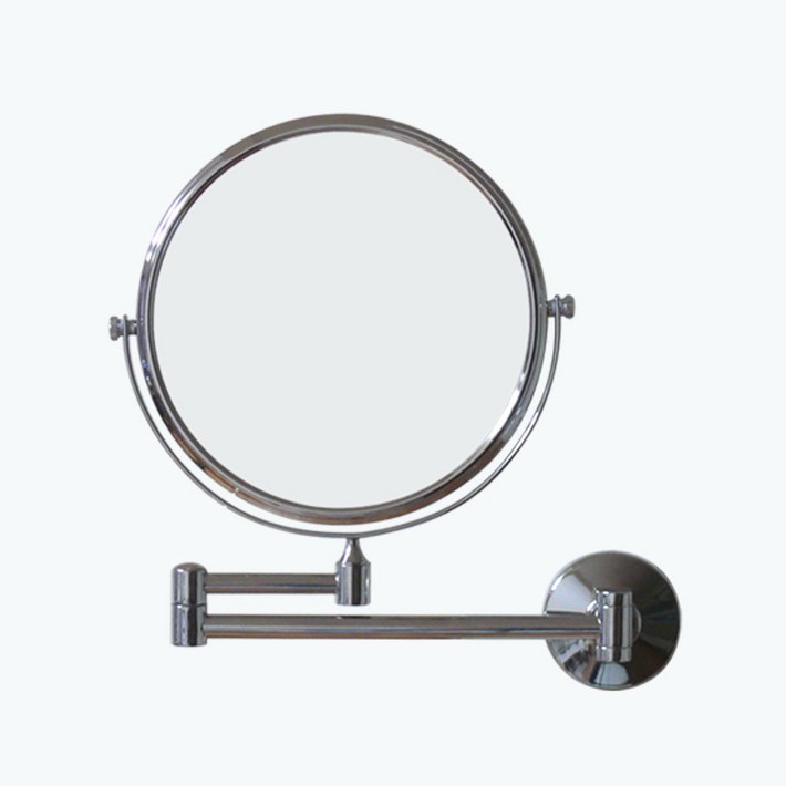 욕실 화장실 면도경 접이식 확대 양면 미용 면도 거울, 1개