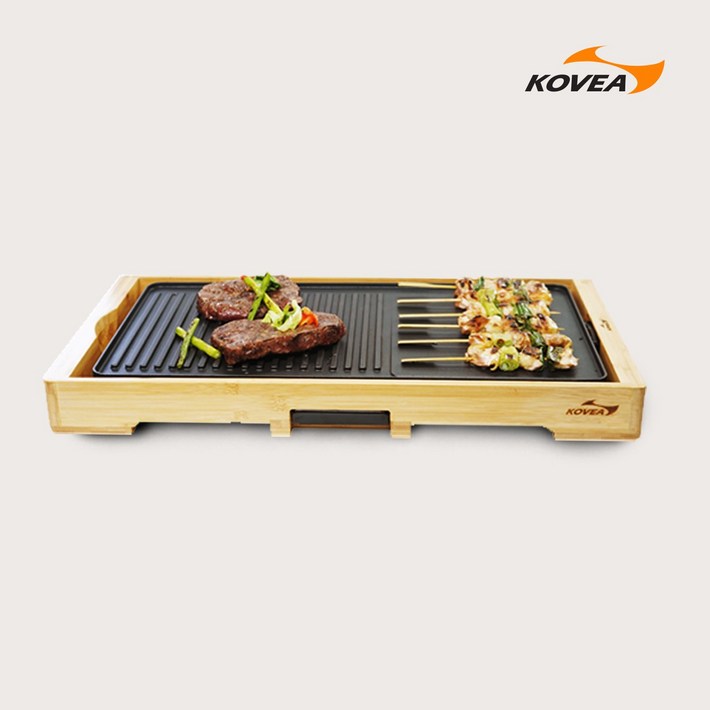 코베아 50cm 와이드 대나무 하우징 논스틱 코팅 뱀부 전기그릴 KECO9EK01 코베아 50cm 와이드 대나무 하우징 논스틱 코팅 뱀부 전기그릴 KECO9EK01