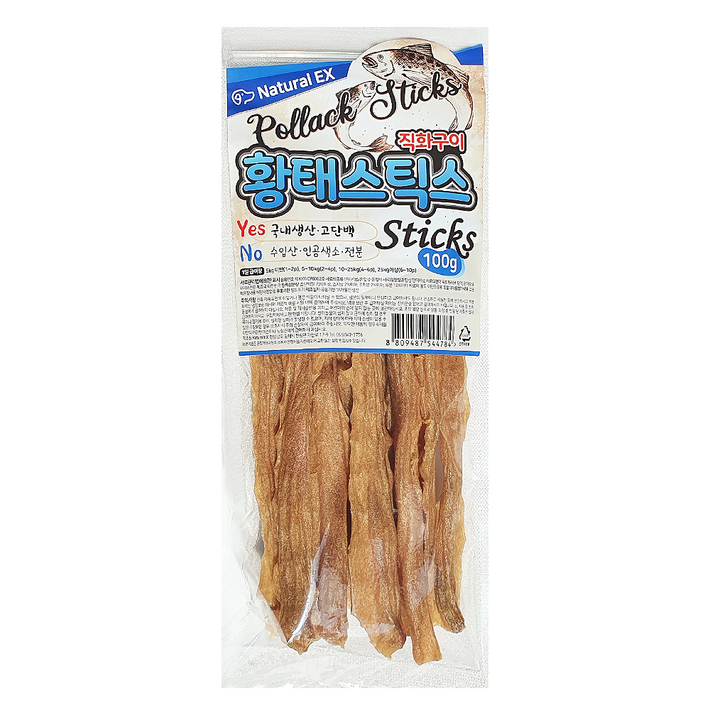 황태스틱스100g 네츄럴EX국내산, 5개