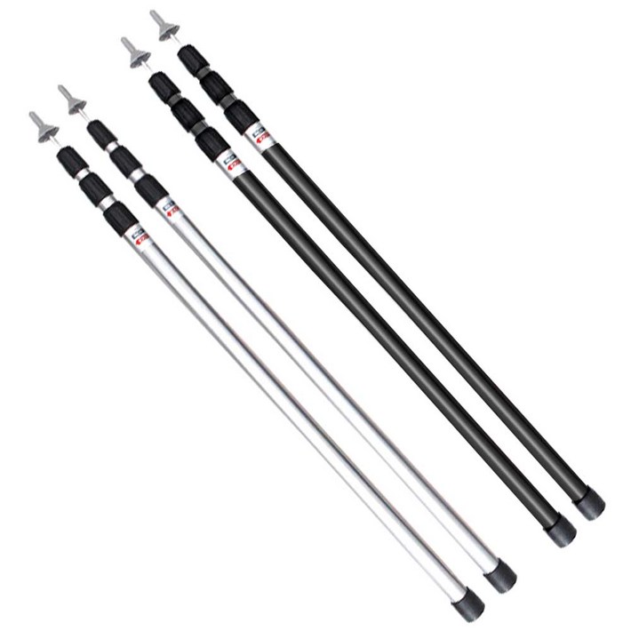 칼루스 두랄루민 슬라이드 폴대 세트 폴대2개캡2개전용가방