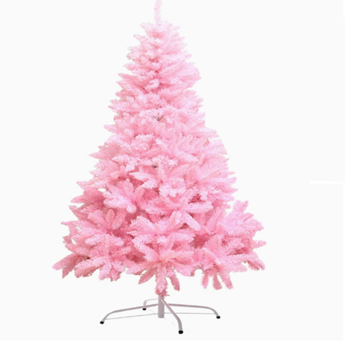 소단 1.2M 크리스마스 핑크 트리 장식 전구 꾸미기 만들기 세트