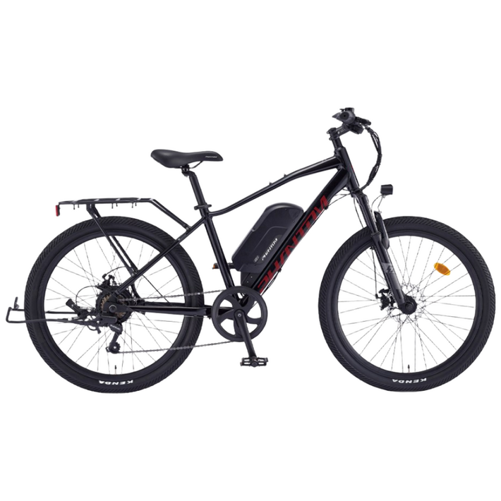 2025 삼천리 26 팬텀 TX 전기자전거 MTB PAS스로틀, 블랙, 알루미늄