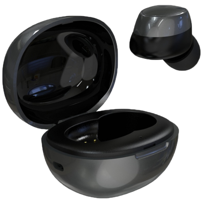 주닉스 EG7 신형 음성증폭기 이어폰형 충전형 무선 소형 소리증폭기 블랙