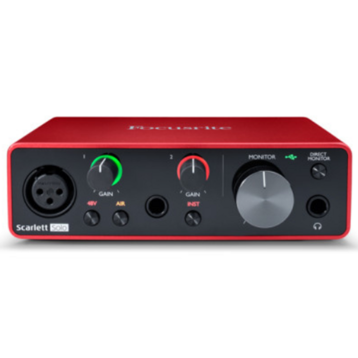 포커스라이트 스칼렛 SOLO 4세대 USB 오디오 인터페이스
