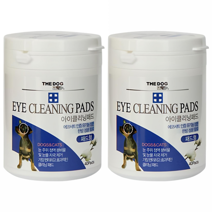 더독 아이클리닝 패드 눈물지우개 40p