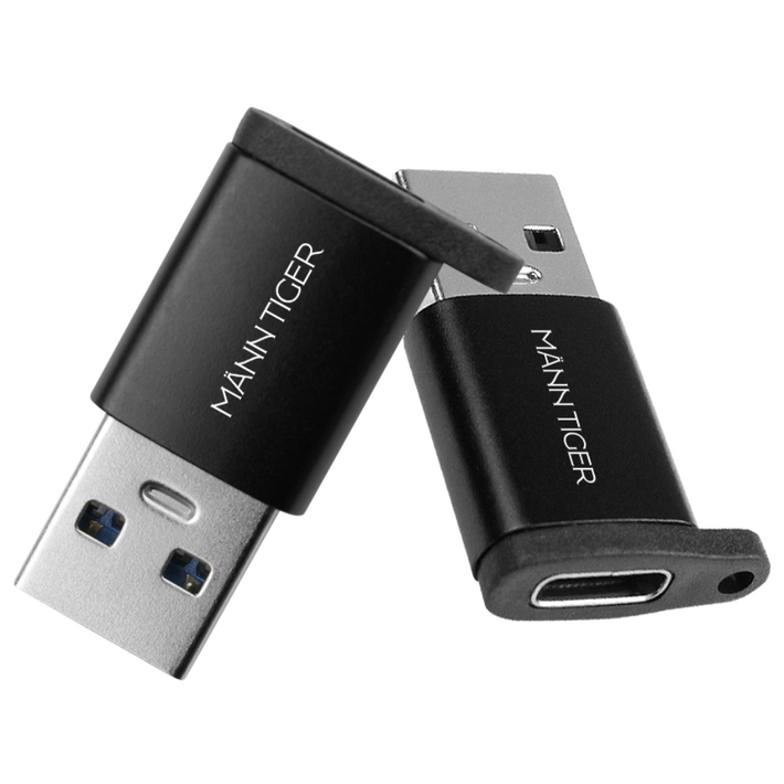 만타이거 C타입 to USB3.0 OTG 고속충전 변환 젠더, 5개, 블랙, 20mm