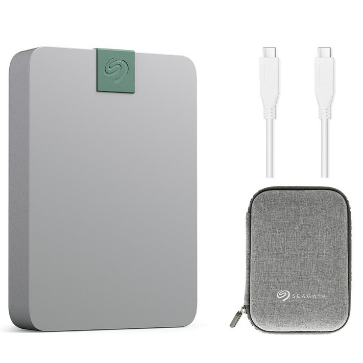 씨게이트 Ultra Touch USBC 데이터복구 외장하드 STMA4000400, 4TB, 페블 그레이 씨게이트 Ultra Touch USBC 데이터복구 외장하드 STMA4000400, 4TB, 페블 그레이