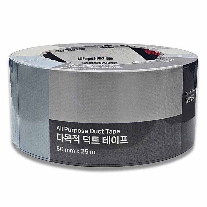 쓰리엠 다목적 덕트 테이프 은색 50mm x 25m, 1개 쓰리엠 다목적 덕트 테이프 은색 50mm x 25m, 1개