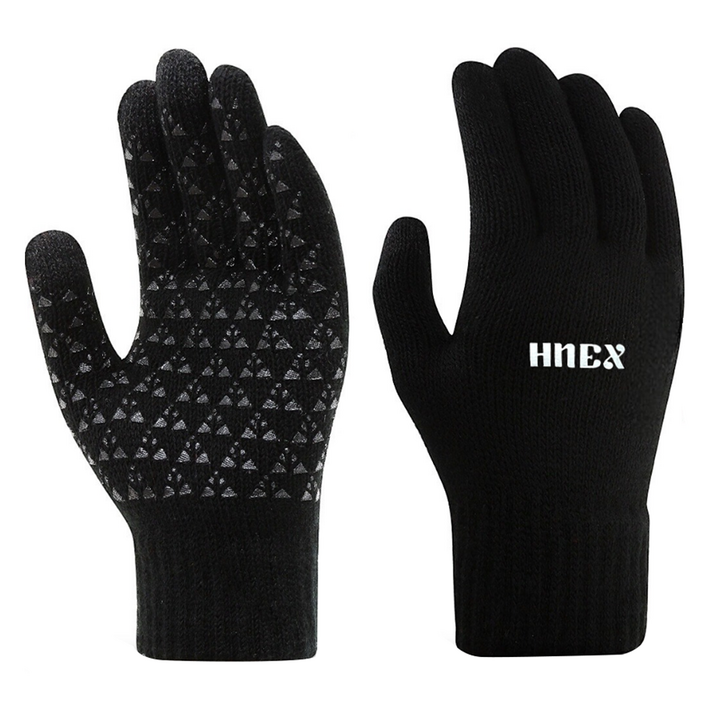HNEX 스마트폰 터치 방한 논슬립 스포츠 니트 장갑