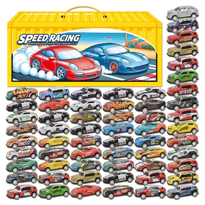 스피드 레이싱 풀백 미니카 B101