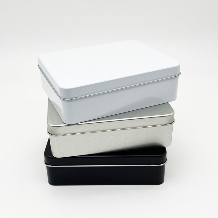 S055 화영제관 마카롱 베이커리 사각틴케이스, 30개, 흰색