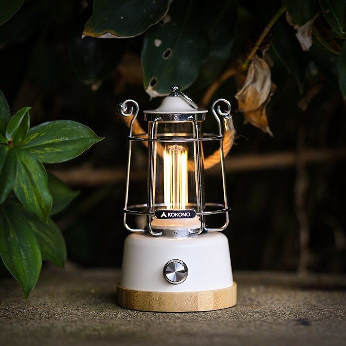 코코노 러스티 감성 LED캠핑랜턴무선리모컨, 1개, 빈티지 스카이