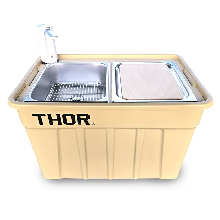 위스커버리 토르 75L 캠핑 개수대 세면대 조리대 싱크대 세면기 물 사용 키트