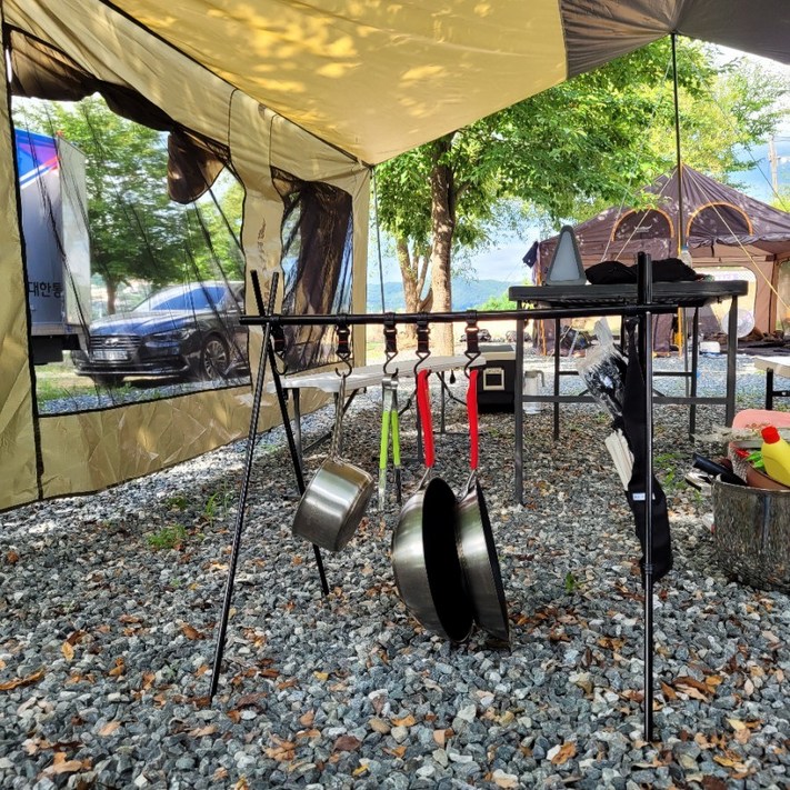 캠핑용품 여름 특가 캠핑의자 캠핑웨건 인디언행어 캠핑테이블, 1개