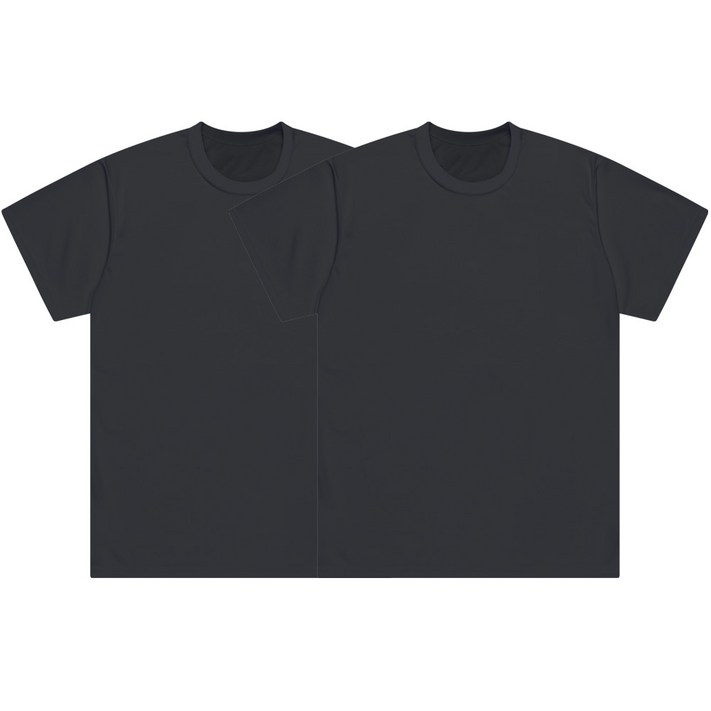 언룩 빅사이즈 남녀공용 쿨 드라이 기능성 반팔 티셔츠 2XL7XL 2장세트 5color