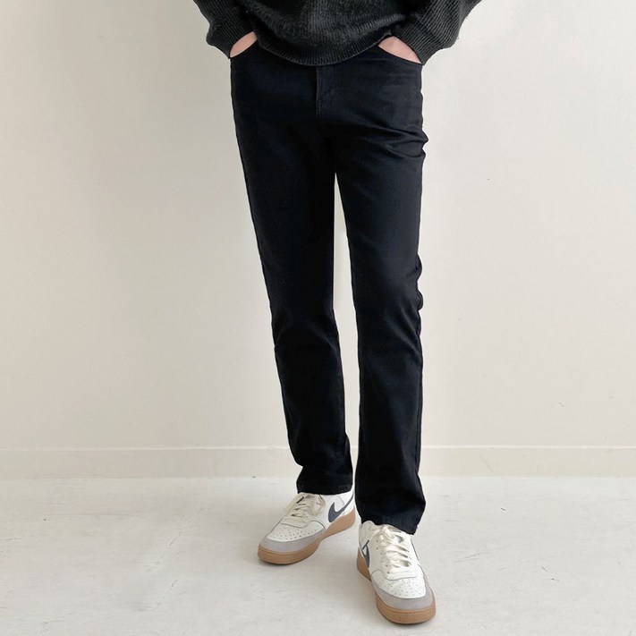 남성용 씬데님 일자핏 굿스판 청바지 허리스판 빅사이즈  데님 38사이즈