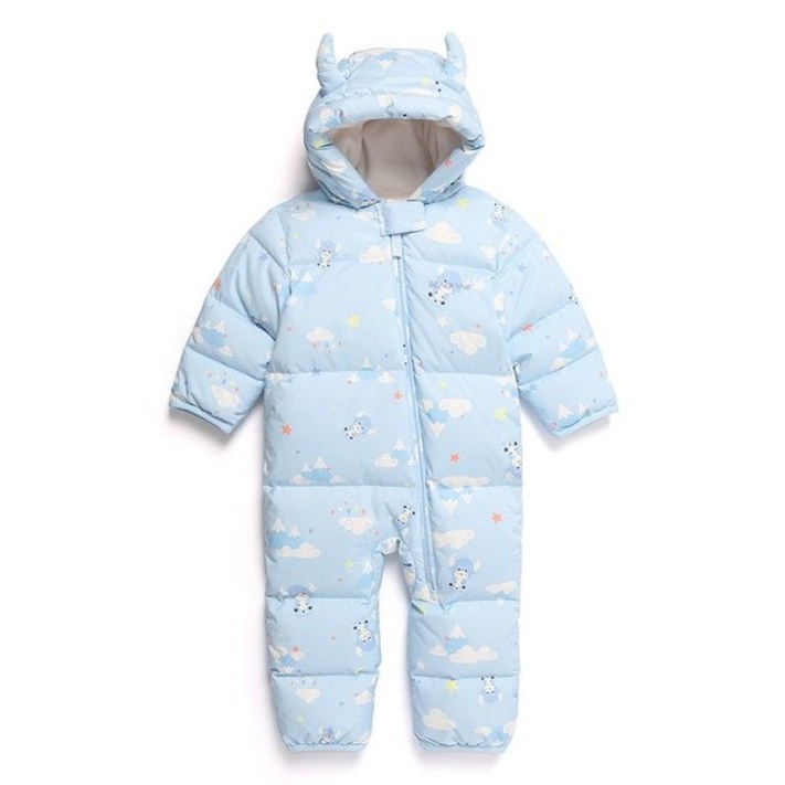 백화점매장출고 블랙야크키즈 FW 신상 귀여운 전판 그래픽이 매력적인 베이비 다운우주복 BKO버트다운우주복4