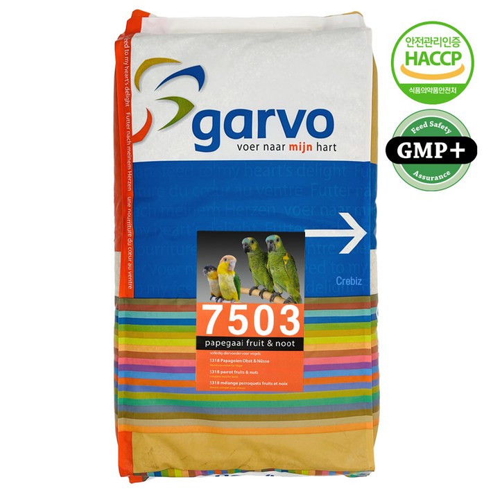 아마존 앵무새 먹이 가르보 패럿 후르츠 넛츠 중대형 11kg 카이큐 사료, 11kg, 1개