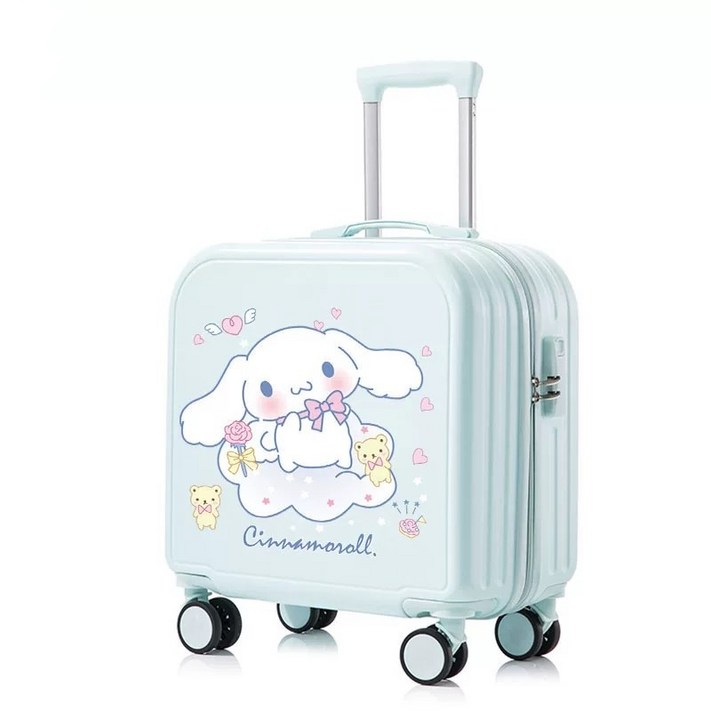 산리오 시나모롤 캐리어 귀여운 캐리어 기내용 18인치, 20인치