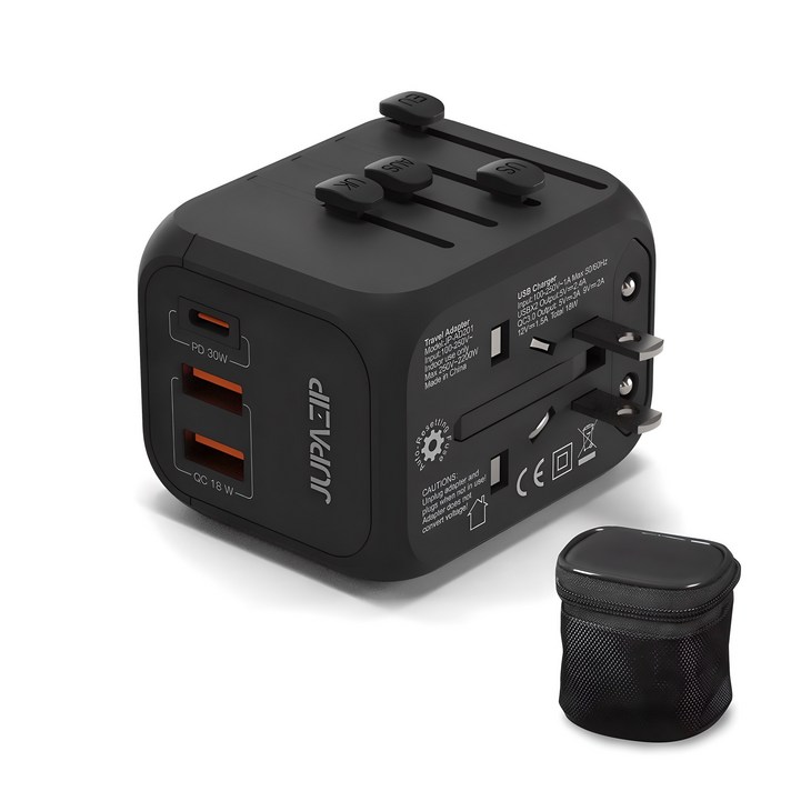 주파집 여행용 멀티 어댑터 PD 30W JPAD300, 1개 주파집 여행용 멀티 어댑터 PD 30W JPAD300, 1개