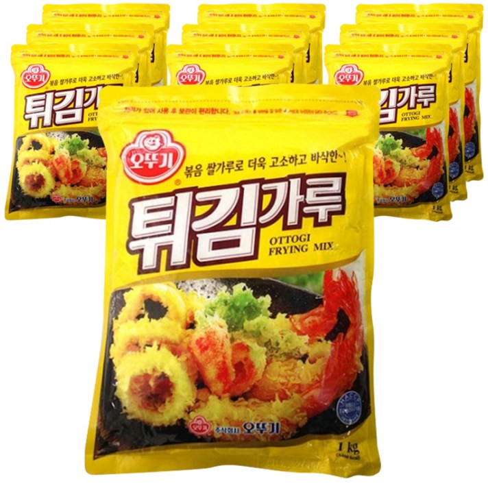 오뚜기 튀김가루, 1kg, 10개