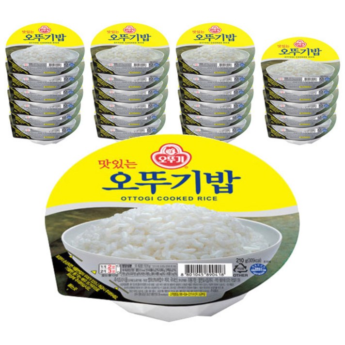 맛있는 오뚜기밥, 24개, 210g
